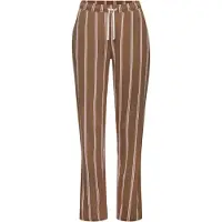 LASCANA Pyjamahousut ecru / ruskea / vaalea pinkki