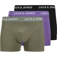 Jack & Jones Jacrob Solid Trunks 3 Pack Sn - Khaki green - XL