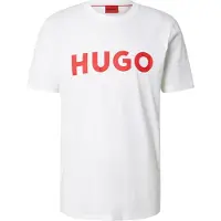 HUGO for man. 50467556 T-shirt Dulivio white (XXL), Casual, Cotton, Short sleeve, Sustainable