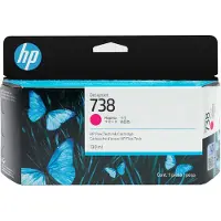 HP 738 130-ml Magenta DesignJet Ink Cartridge, DesignJet T850, T950 printers, Lämpömustesuihkutulostin, Magenta, Singapore, 202 mm, 129 mm