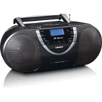 Lenco SCD-6900BK kannettava cd-/kasettisoitin