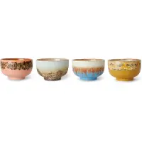 HK Living 70's kulho Ø 13,5 cm 4-pakkaus Seabreeze