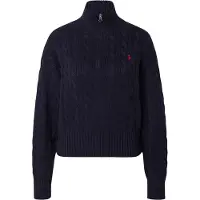 Ralph Lauren for woman. 211963467002 Navy cotton knitted jumper in ecru knit (XS), Casual