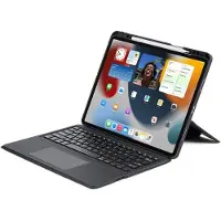 DUX iPad Air 13 2026/2025/2024 DK Bluetooth-näppäimistökotelo - musta