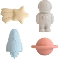 Mushie Kylpylelut Avaruus 4-pack