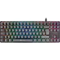 Aerocool GAKM-G90NW24.11 TKL90G mekaaninen pelinäppäimistö, Kailh Blue, musta/harmaa