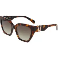 Liu Jo LJ814SR 55/18/140 TORTOISE/RUSKEA VARJOSTETTU aurinkolasit akryyli naisille LJ814SR
