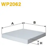 WIX FILTERS Suodatin, sisäilma WP2062