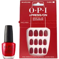 OPI xPRESS/ON Big Apple Red Tekokynnet 1 kpl Medium Red
