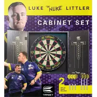Target darts Luke Littler dartkaappi ja darttaulusetti (2024)