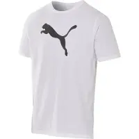 Puma T-shirt Teamrise Logo - White, koko Small
