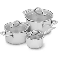 Scanpan STS kattilasarja 3 osaa, ruostumatonta terästä