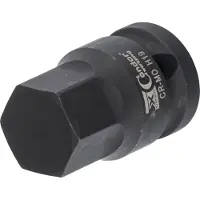 Condor werkzeug Kärkisarja iskevälle ruuvinvääntimelle C12022/K19; 1/2''; HEX 19; 40 mm