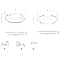 Brembo Jarrupalasarja (4kpl), levyjarru P 61 142