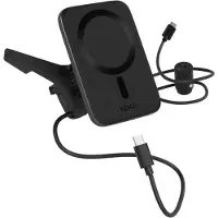 EPICO Qi2 Mag+ Ultrathin Langaton Autolaturi 15W - musta