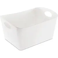 Koziol Boxxx säilytyslaatikko L 15 l Recycled white