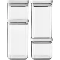 Brabantia TASTY+ Säilytysrasia 4 Kpl Light Grey