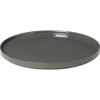 Blomus Pilar-tarjoilulautanen Ø35 cm Pewter