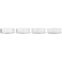 Ferm Living Ripple aamiaiskulho 4 kpl clear