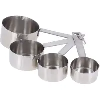 De Buyer -mittasetti 60-250 ml, 4 osaa Ruostumaton teräs