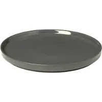Blomus Pilar-jälkiruokalautanen Ø20 cm Pewter