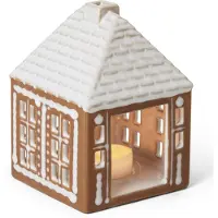 Kähler Gingerbread kynttilätalo small 11 cm Ruskea