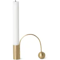 Ferm Living Balance kynttilänjalka, messinki