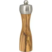 Peugeot -pippurimylly FIDJI 20 cm, oliivipuu/ruostumaton teräs