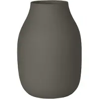 Blomus Vase L - 20 Cm, Ø 14 Cm - Colora - Steel Gray - Grey - Ø 14CM