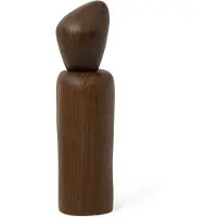 Ferm Living Cairn maustemylly, tummanruskea