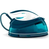 Philips PerfectCare Compact GC7844/20 -höyrysilityskeskus, 2400 W, 6,5 bar, 1,5 l, Aqua colour, valkoinen