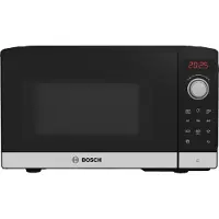 Bosch FFL023MS2 Series 2 -mikroaaltouuni, 800 W, 20 L, musta, ruostumaton teräs