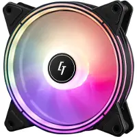 Chieftec NF-1225RGB 120 mm PWM -kotelotuuletin, musta