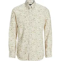 Jack & Jones Barnes Print Dobby Pitkähihainen Kauluspaita
