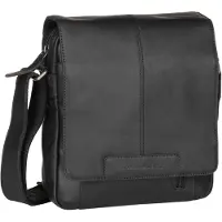 The Chesterfield Brand Wax Pull Up Crossbody-laukku Nahka 22 cm Musta