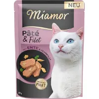 Miamor 30x85g Pâté & Filet ankka kissan märkäruoka