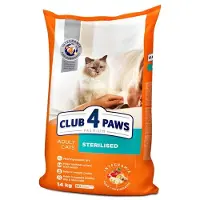 Club 4 paws Premium Täysrehu aikuisille steriloiduille kissoille, 14 kg