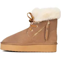 Gooce Talvisaappaat 'Agarita' beige / vaaleanruskea