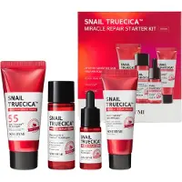 SOME BY MI Snail Truecica Miracle Repair Starter Kit lahjasetti herkälle ja akneen taipuvaiselle iholle
