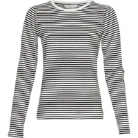 MSCH Copenhagen Mschgemma Hadrea O Top Stp - Black - L/XL
