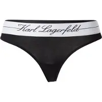 Karl Lagerfeld Stringit 'HOTEL' kerma / musta