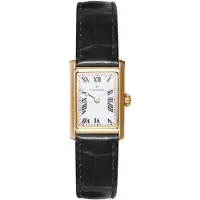 Mockberg Timeless Black Leather kullanvärinen kello MB0245