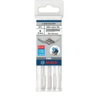 Bosch Accesorios Betoniporanterä SDS-plus-5X; 6x110 mm; SDS-plus; 10 kpl.