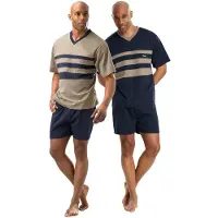 Le jogger Lyhyt pyjama sininen