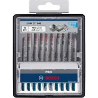 Bosch Pistosahanteräsetti 2607011942; 10 kpl.