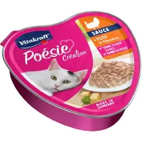 Vitakraft 15x85g Poésie Création kalkkuna juustokastikkeessa märkäruoka kissoille