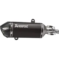 Akrapovic Line Steel&carbon Gts 125 17-18 Ref:s-ve125so1-hzbl Ei-homologoitu Slip-on äänenvaimennin
