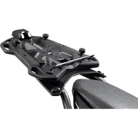 SW-Motech STREET-RACK sovitinlevy SHAD 2 MUSTA
