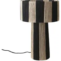 Affari of Sweden , JULLAN pöytävalaisin musta/luonnollinen 49 cm