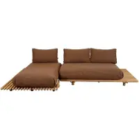 Cane-Line Sticks divaanisohva Teak/umber brown